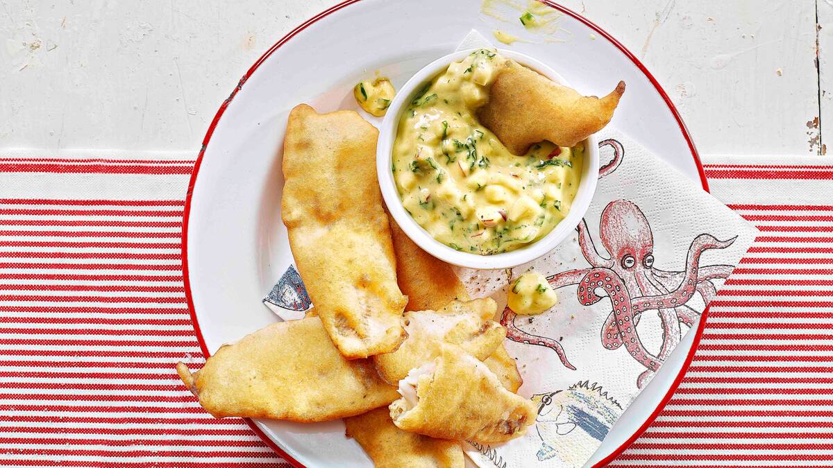 Fischknusperli mit KräuterEiDip Rezept von Betty Bossi Schweizer