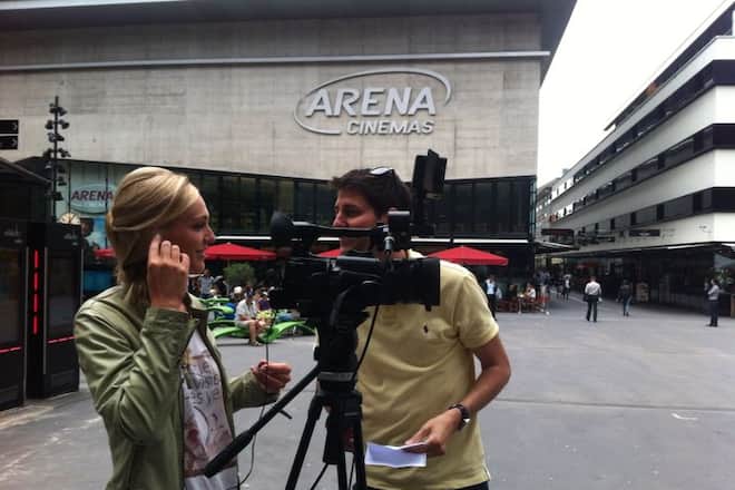 Annette Fetscherin (Grösse) Moderatorin Twitter Nati