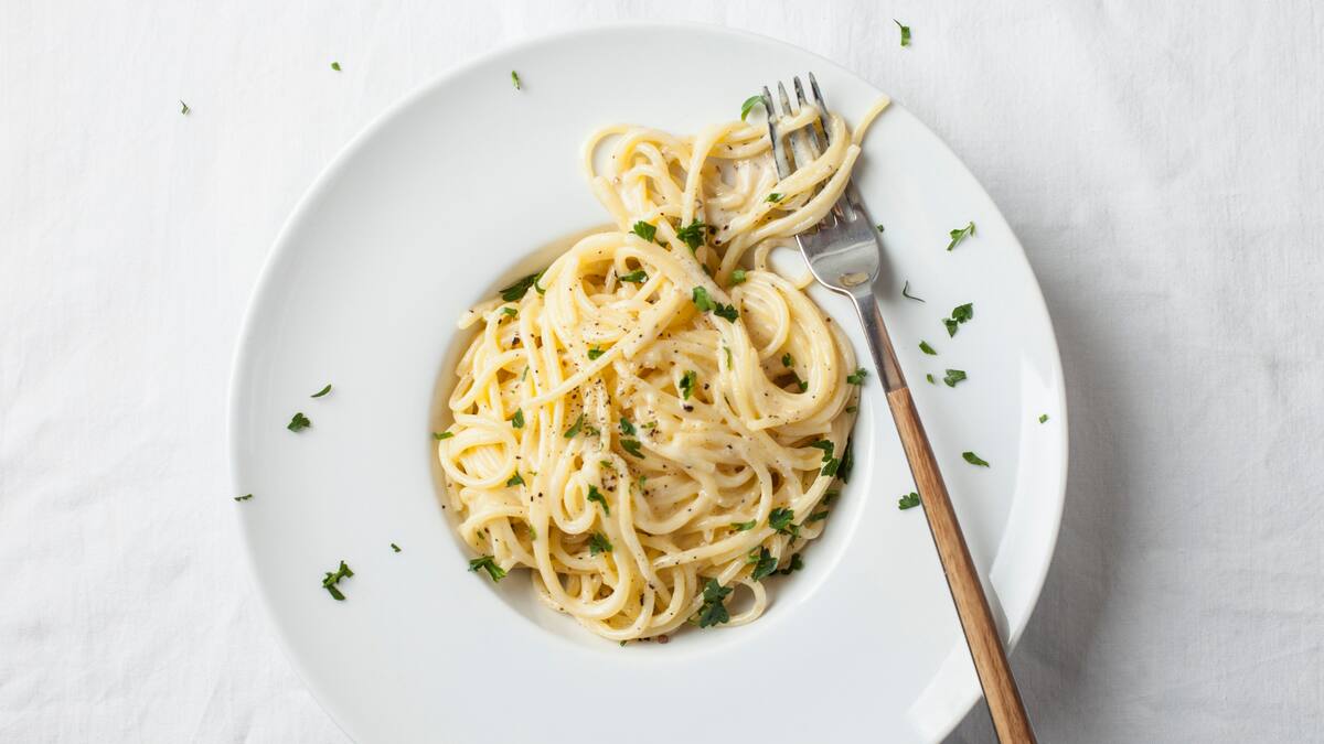 Fettuccine-Alfredo-mit-nur-zwei-Zutaten-zu-viel-Geschmack