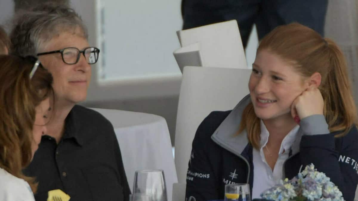 Keine Spur von Scheidungsfrust Bill Gates verbringt den Vatertag mit