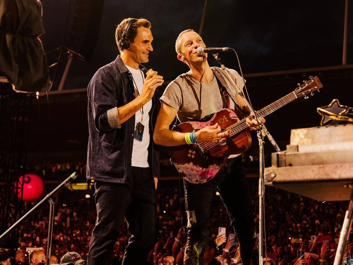 Überraschung in Zürich Roger Federer rockt mit Coldplay und Elton John Schweizer Illustrierte