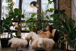 So holen wir das meiste aus unseren Pflanzen raus Conversations and networking between small group of females. Women work on laptop and interact with other technology such as mobile devices. Women are joyous and pensive as they engage in conversation.