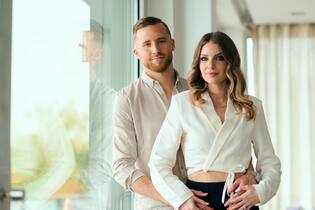 «Ich bin ihr Assistent» Silvan Widmer und Familie. ©Christoph Koestlin