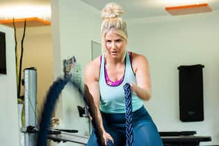Beatrice Egli macht sich fit fürs Matterhorn Beatrice Egli im Fitnesscenter