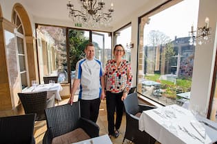 Frühlingsrolle mit Koriander & Sake GaultMillau-Restaurant Villa Lindenegg, Biel BE