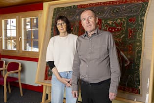 Wie die Blattner das Gedächtnis des Lötschentals bewahren Thomas Antonietti und Rita Kalbermatten führen ein Museum im Lötschental.