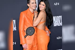 Timothée Chalamet und Kylie Jenner strahlen die Krisengerüchte weg Timothée Chalamet und Kylie Jenner posierten am Montag im Samuel Goldwyn Theater in Beverly Hills im Partnerlook und überglücklich.