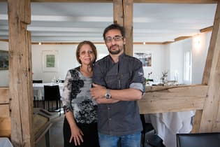 Entenleber auf Trinser Ravioli GaultMillau-Restaurant Casa Alva Trin GR