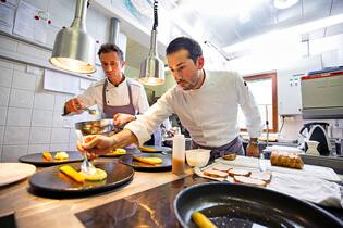 Pranzo für die Aufsteiger! GaultMillau-Restaurant Conca Bella, Vacallo TI