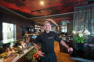 Blue-Harbour-Prawns mit Yuzu GaultMillau-Restaurant HATO, Zürich