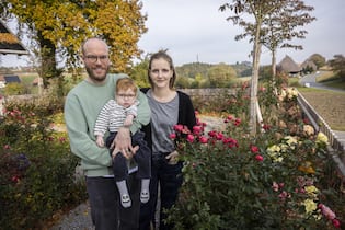 «Die Kinder sind hier, um zu leben» <p>Raphael Stuber und Alina Mathiuet sind seit 2019 ein Paar, ihr Sohn Frederik kam im April 2024 zur Welt.</p>