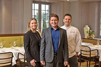 Kalbsmilken-Pastetli mit Spargel GaultMillau-Restaurant La Couronne, Solothurn