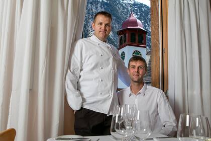 Haxenragout vom Hirsch GaultMillau-Restaurant, Im Feld, Gurtnellen UR