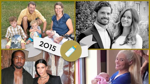 Jahresrückblick 2015 Schweiz international Stars Babys schwanger Geburt