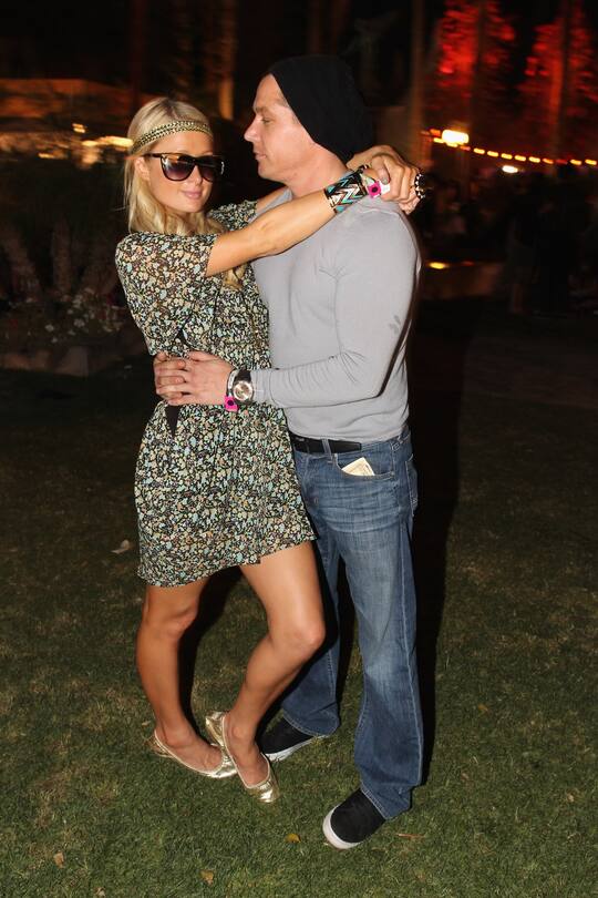 Coachella Festival 2011 Paris Hilton Cy Waits