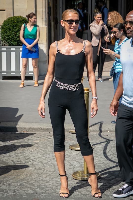 PARIS, FRANCE - JUNE 27: Singer Celine Dion is seen on June 27, 2019 in Paris, France. (Photo by Marc Piasecki/GC Images)