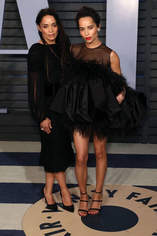 BEVERLY HILLS, CA - MARCH 04: Lisa Bonet and Zoe Kravitz attend the 2018 Vanity Fair Oscar Party hosted by Radhika Jones at Wallis Annenberg Center for the Performing Arts on March 4, 2018 in Beverly Hills, California. (Photo by Taylor Hill/FilmMagic)