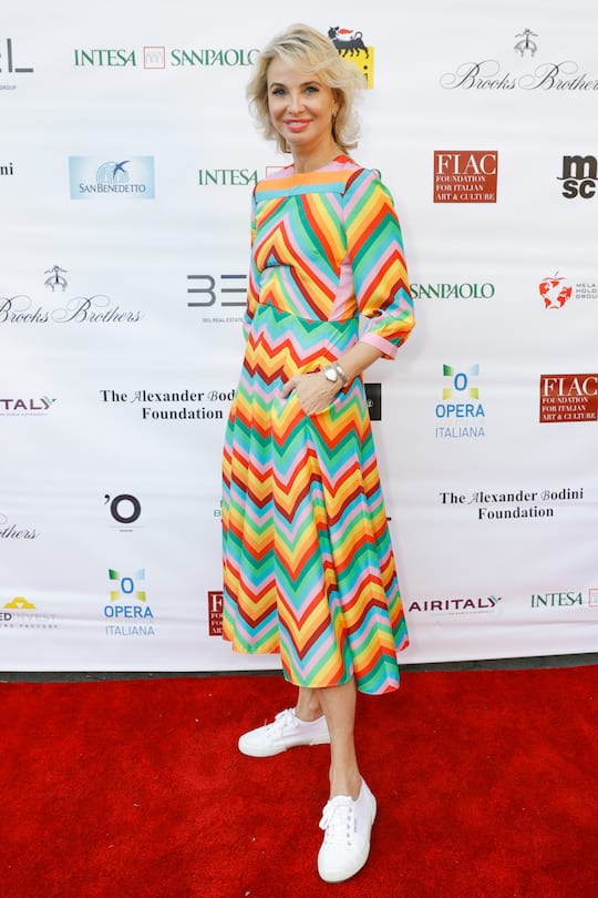 NEW YORK, NEW YORK - JULY 01: Corinna Sayn-Wittgenstein attends "Opera Italiana Is In The Air" at the Naumburg Bandshell In Central Park on July 01, 2019 in New York City. (Photo by JP Yim/Getty Images of Opera Italiana Is In The Air)