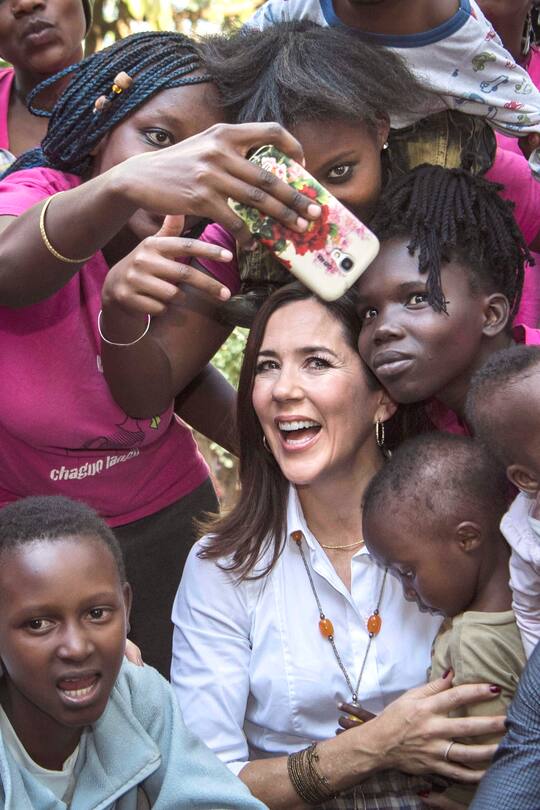 Selfie mit Prinzessin Mary