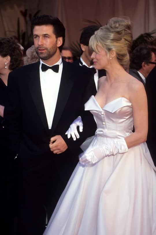 Alec Baldwin and Kim Basinger during 63rd Annual Academy Awards at Shrine Auditorium in Los Angeles, California, United States. (Photo by Ke.Mazur/WireImage)