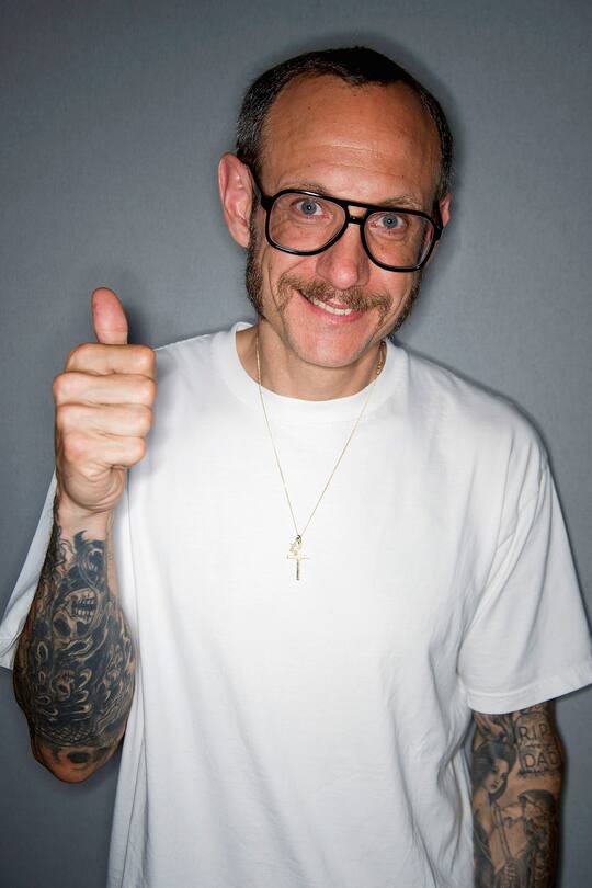 BERLIN, GERMANY - JULY 07: Terry Richardson poses during Mercedes-Benz Fashion Week Berlin Spring/Summer 2012 at the new location at Brandenburg Gate on July 7, 2011 in Berlin, Germany. (Photo by Gareth Cattermole/Getty Images for IMG)