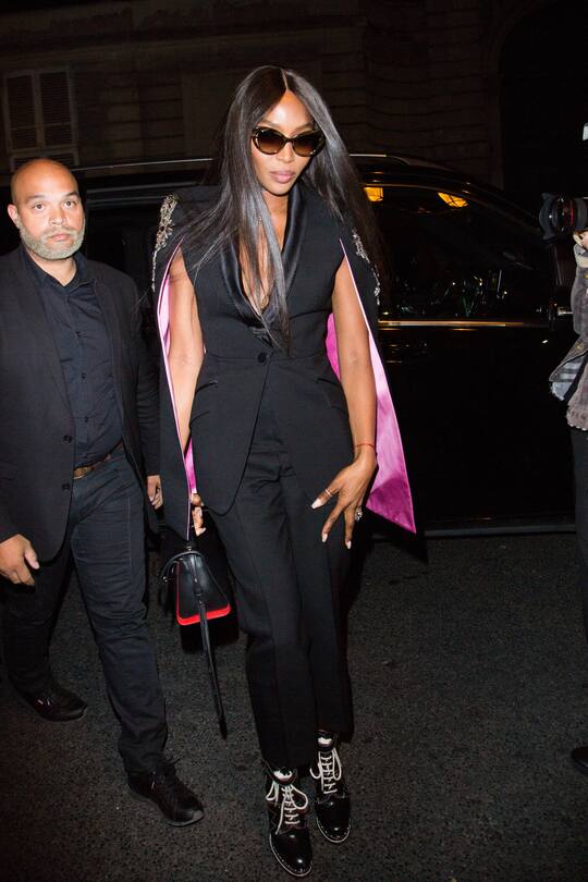 Naomi Campbell arrived at Alexander McQueen fashion show during Womenswear Spring/Summer 2020 in Paris on September 30, 2019. Photo by Nasser Berzane/ABACAPRESS/ddp images