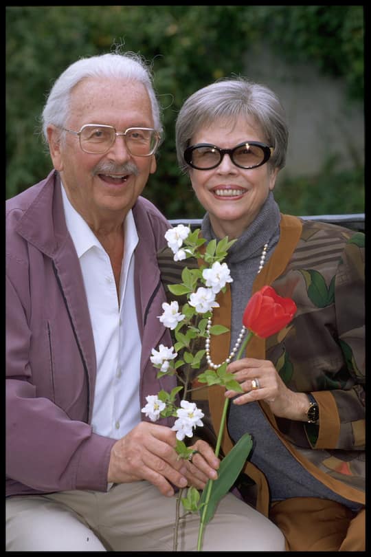 Walter Roderer mit Ruth Jecklin, seiner 2. Ehefrau