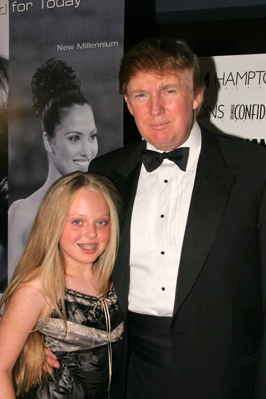 Donald Trump and daughter Tiffany Trump at the 53rd Anual MISS USA Competition After-Party, Avalon, Hollywood, CA 04-12-04 , 11021190.jpg, famous, entertainment, event, people, talent, popular, star, fame, celebrity, person,