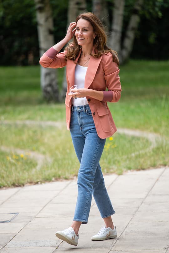 LONDON, ENGLAND - JUNE 22:  Catherine, Duchess of Cambridge visits 'The Urban Nature Project' at The Natural History Museum on June 22, 2021 in London, England. (Photo by Samir Hussein/WireImage)