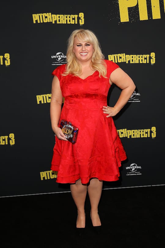 SYDNEY, AUSTRALIA - NOVEMBER 29: Rebel Wilson arrives ahead of the Australian Premiere of Pitch Perfect 3 on November 29, 2017 in Sydney, Australia. (Photo by Lisa Maree Williams/Getty Images)