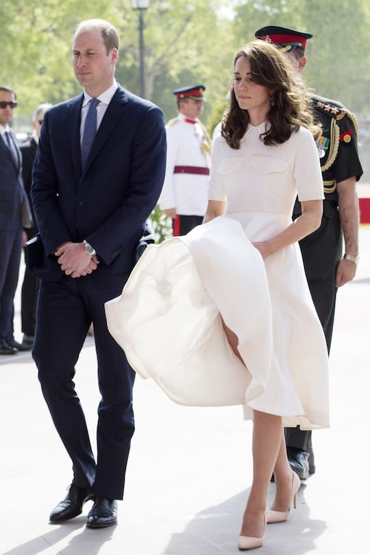 Herzogin Kate dünn Style Indien Kleider