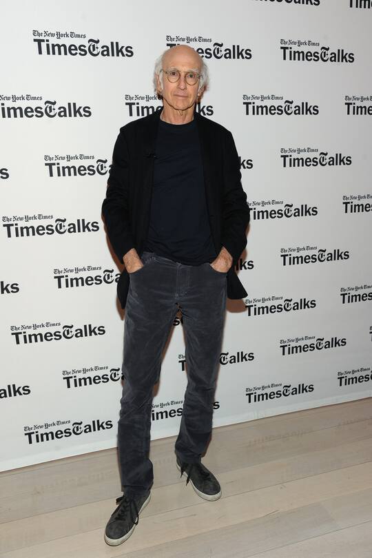 NEW YORK, NY - JANUARY 13: Larry David attends the Times Talk Presents: An Evening With Larry David at Times Center on January 13, 2015 in New York City. (Photo by Rommel Demano/Getty Images)