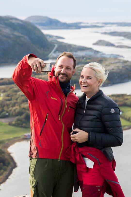 Kronprinz Haakon (NO), Kronprinzessin Mette-Marit (NO), besuchen Nord-Tröndelag, Tag 2. - Storefjellet Flatanger, Norwegen, 21. September 2017