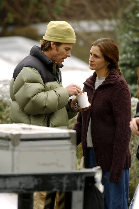 Auch am Filmset nicht zu trennen: Julia Roberts und Ehemann Danny Moder.