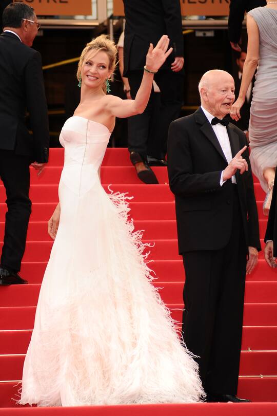 Cannes Film Festival 2011 Eröffnung Uma Thurman