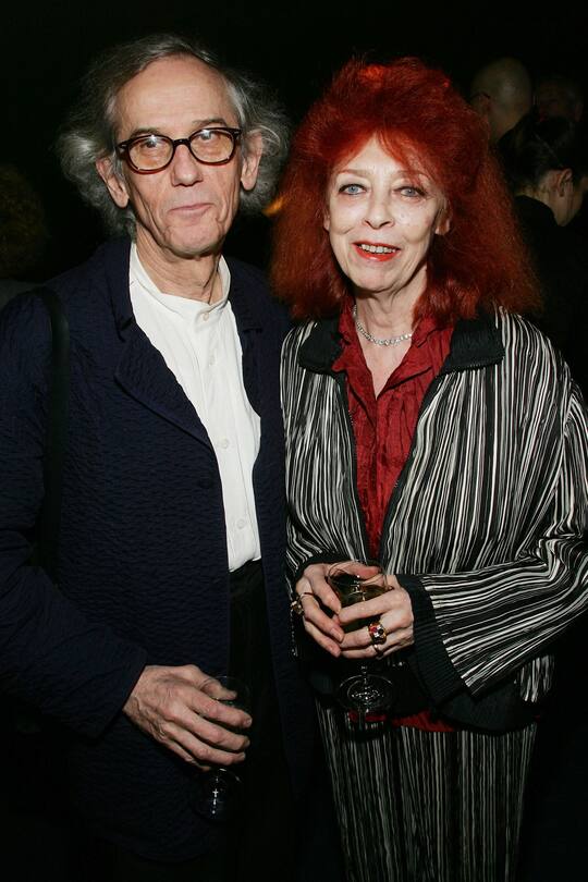 NEW YORK - DECEMBER 7: Honorees and artists Christo and Jeanne-Claude attend the third annual Urban Visionaries award dinner and auction at the Hammerstein Ballroom December 7, 2004 in New York City. (Photo by Evan Agostini/Getty Images)