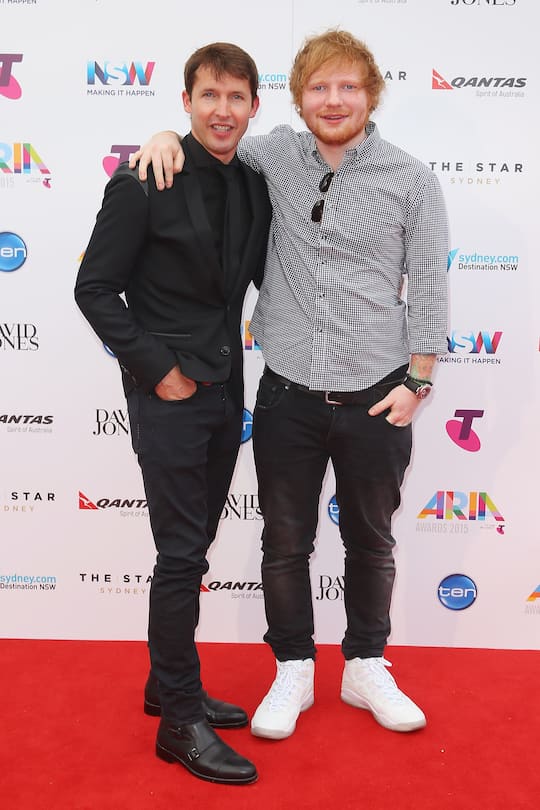 James Blunt und Ed Sheeran