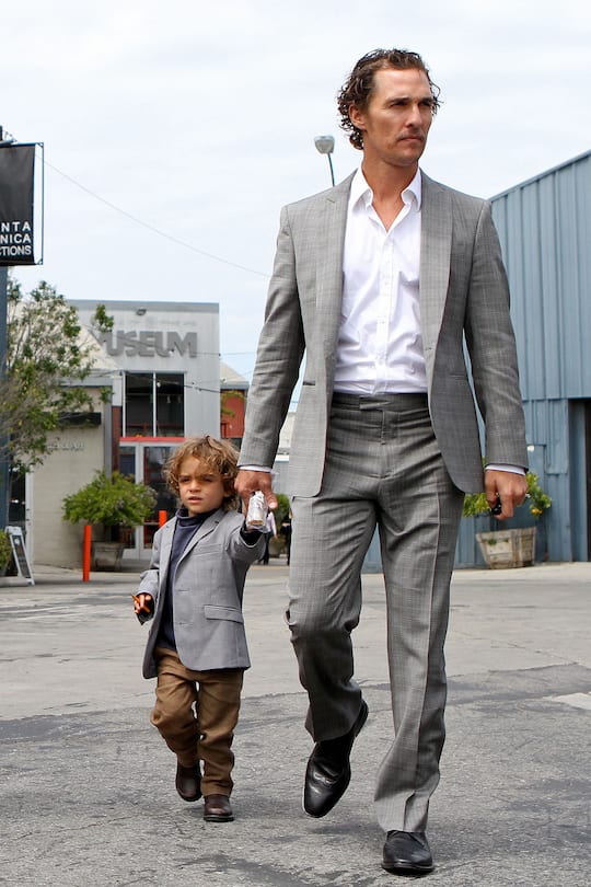 Matthew und Levi McConaughey waren schon immer ein stylishes Duo.