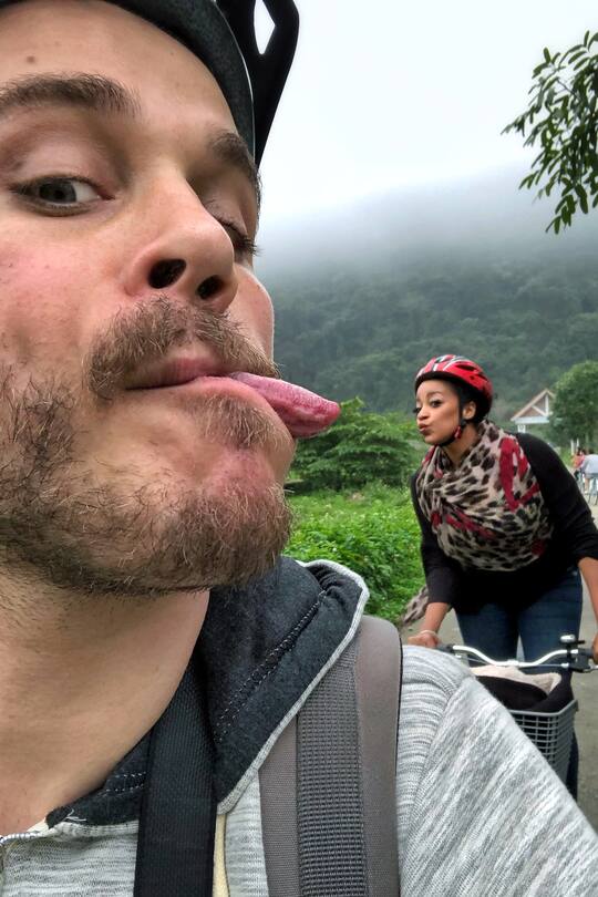 Fabienne Louves und ihr Freund Luca Schneider in Vietnam März 2019