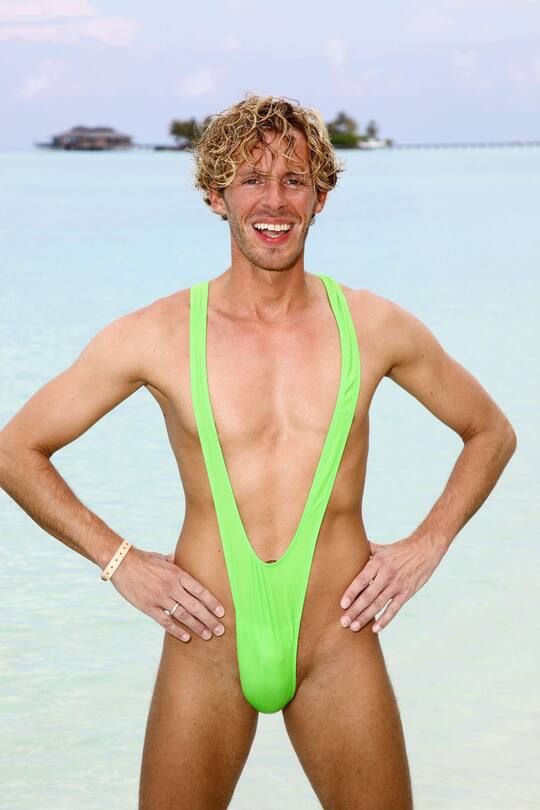 DSDS Christian Schöne fast nackt oben ohne Brust Malediven