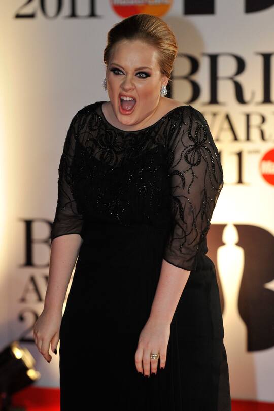 Brit Awards 2011 Adele Adkins
