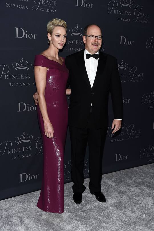 Fürstin Charlène und Fürst Albert