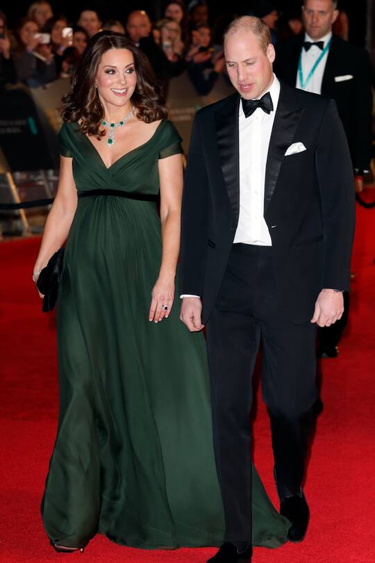 Die Royals Herzogin Kate und Prinz William an den Bafta's 2018