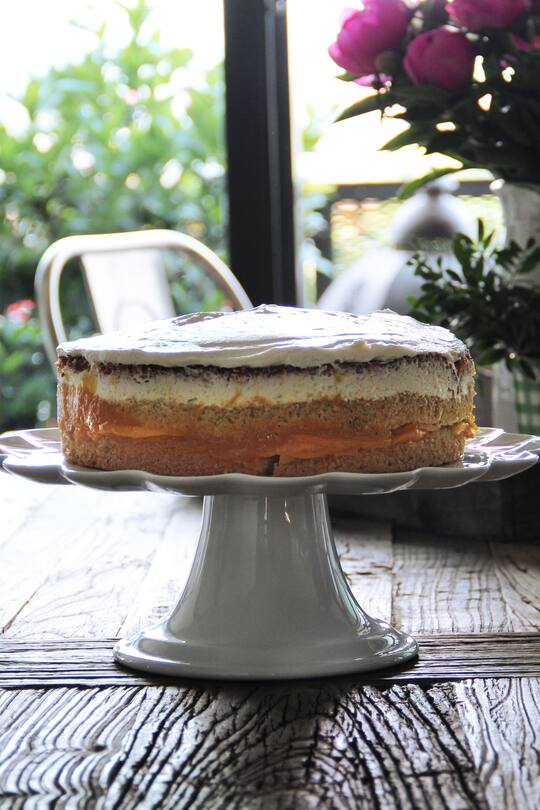 fork and flower X Si Style Rezept: Mango-Quark-Torte