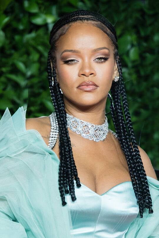 LONDON, ENGLAND - DECEMBER 02: Rihanna arrives at The Fashion Awards 2019 held at Royal Albert Hall on December 02, 2019 in London, England. (Photo by Samir Hussein/WireImage)