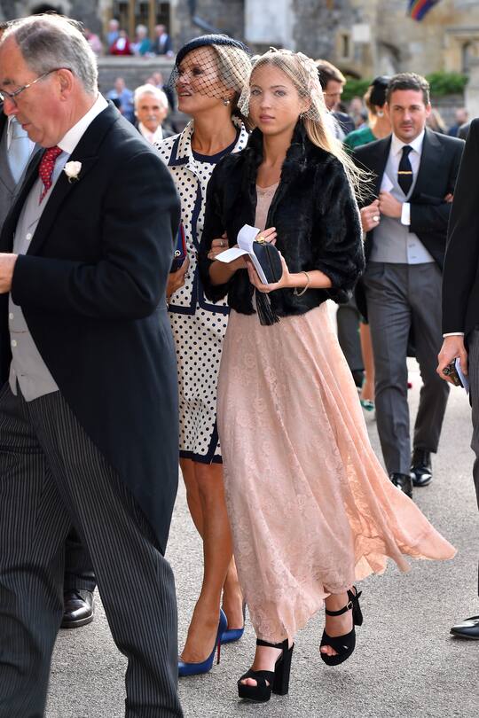 Kate Moss mit Lila Grace Hochzeit Eugenie