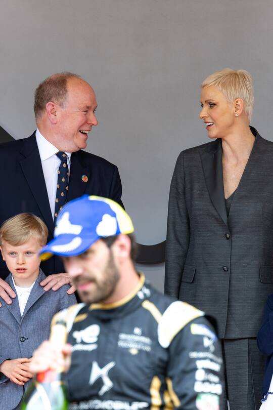 Fürstin Charlène und Fürst Albert von Monaco