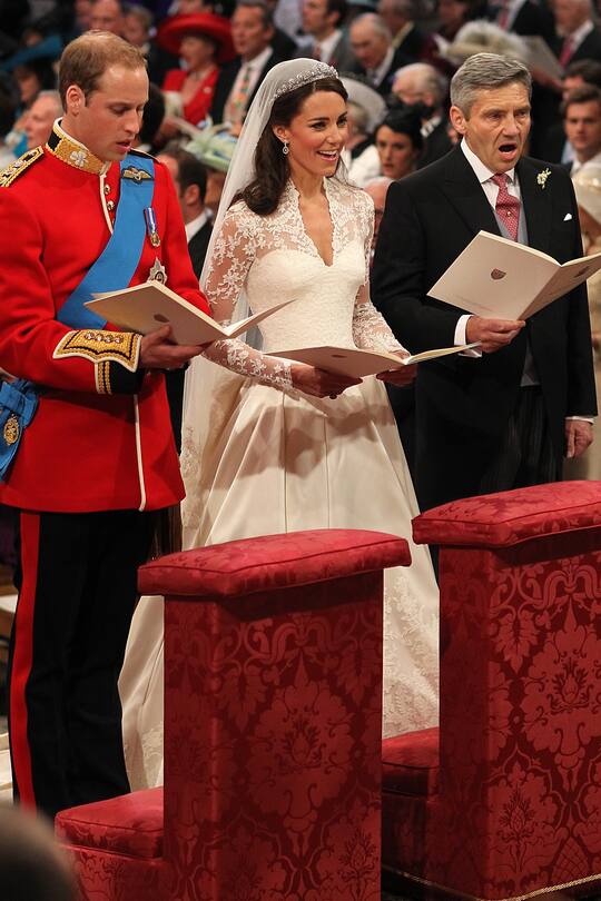 RW2011 Will Kate Trauung vor dem Altar