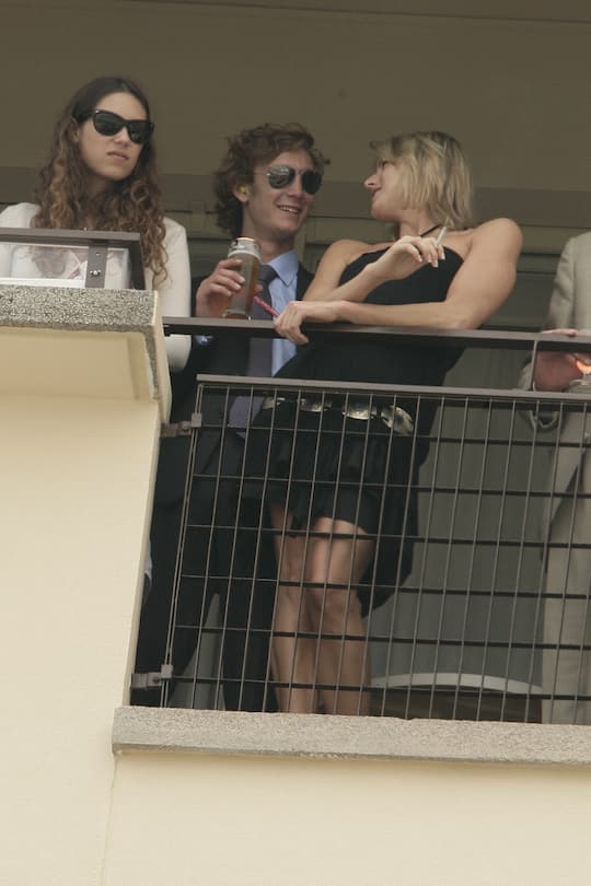 FRANCE - MAY 28: Charlene Wittstock at the Formula One Grand Prix of Monaco in Cannes, France on May 28, 2006-Tatiana Santo Domingo, Pierre Casiraghi, Charlene Wittstock. (Photo by Pool BENAINOUS/CATARINA/LEGRAND/Gamma-Rapho via Getty Images)