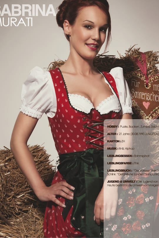 Miss Earth Schweiz 2012 Kandidatin Sabrina